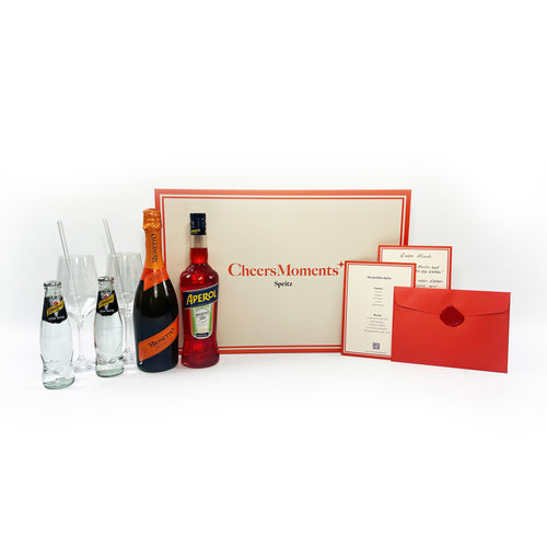 Alkoholgeschenk mit Aperitif – inspiriert vom beliebten Aperol Spritz