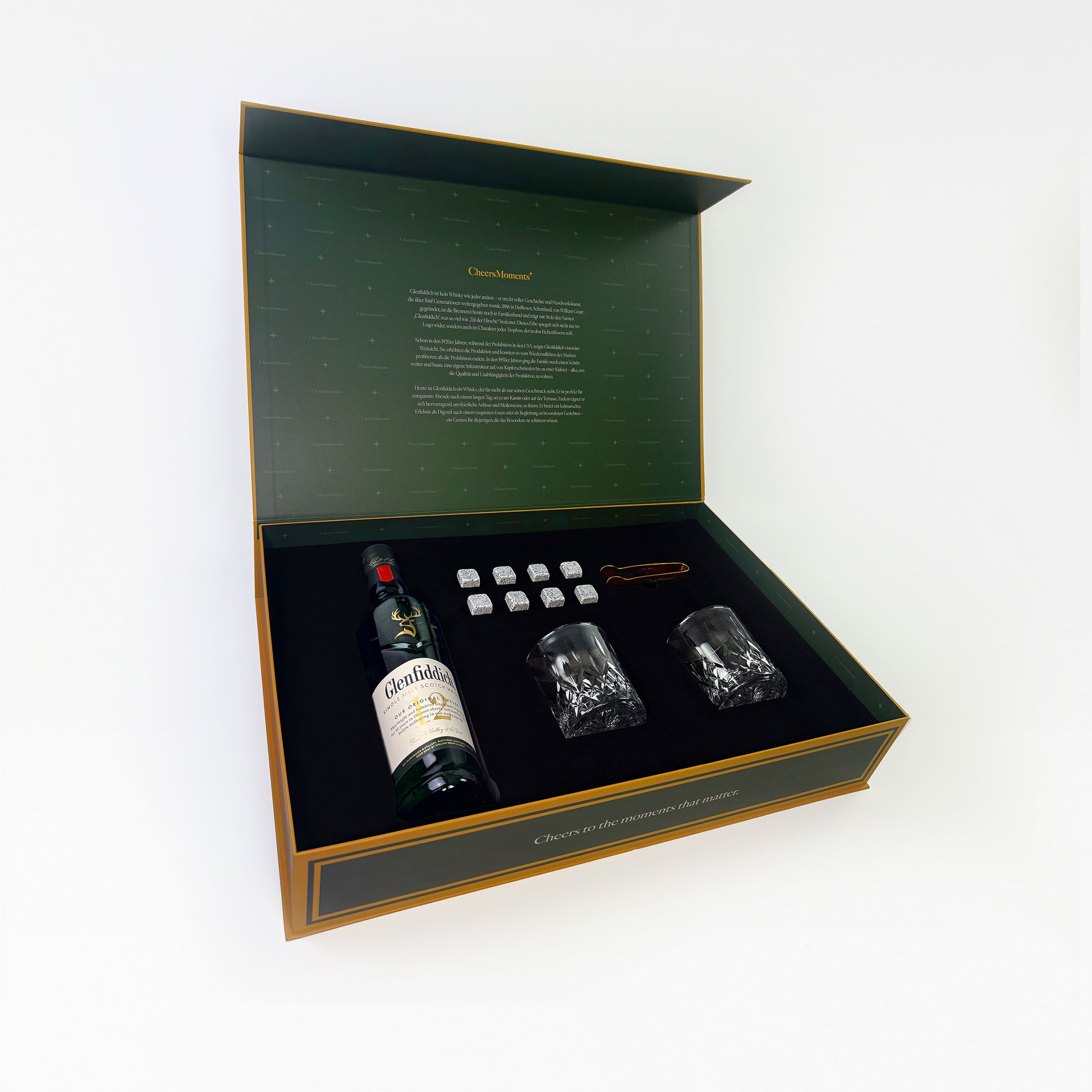 Whisky Alkoholgeschenk mit Glenfiddich 12 – edel verpackt und genussfertig