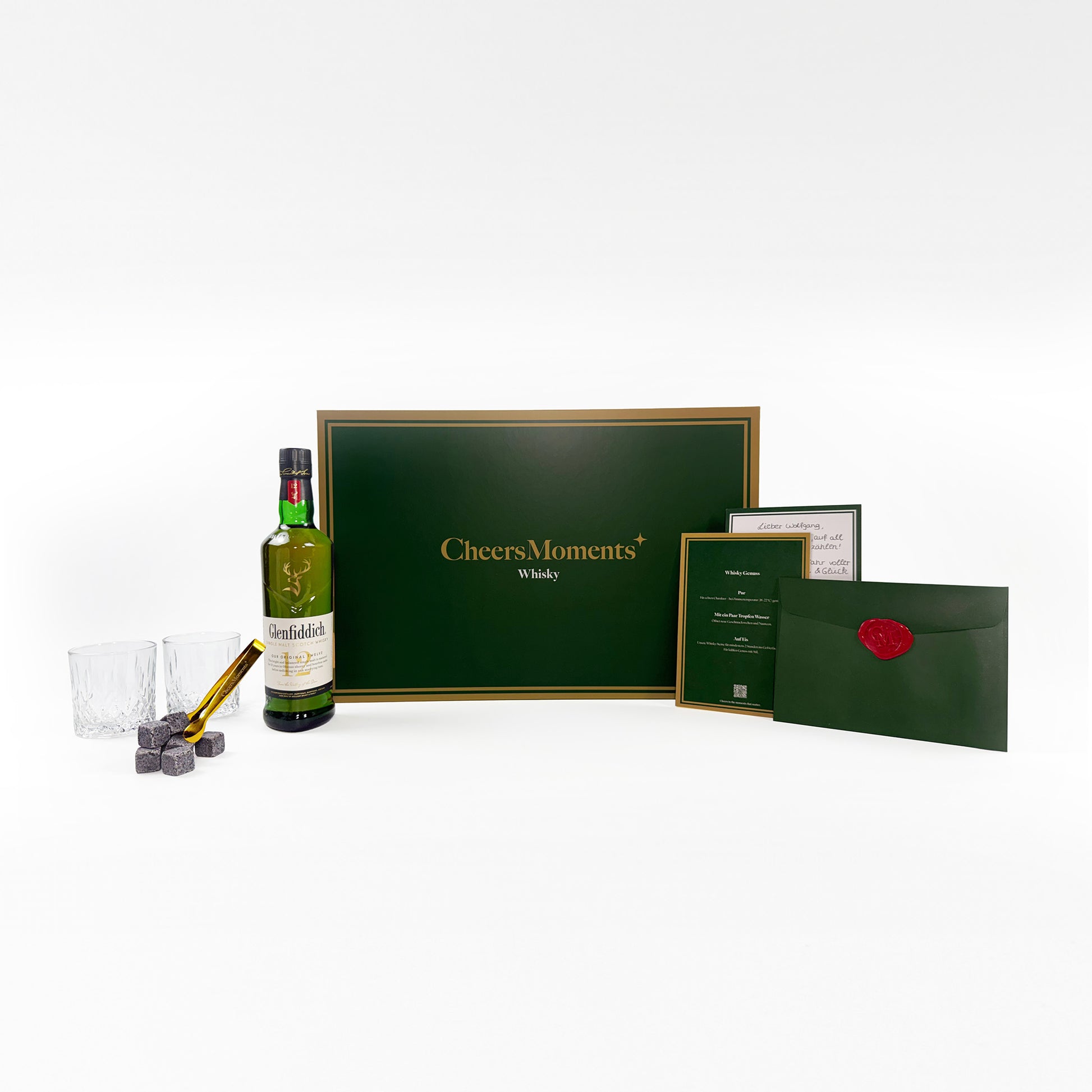 Whisky Alkoholgeschenk mit Glenfiddich 12 – edel verpackt und genussfertig